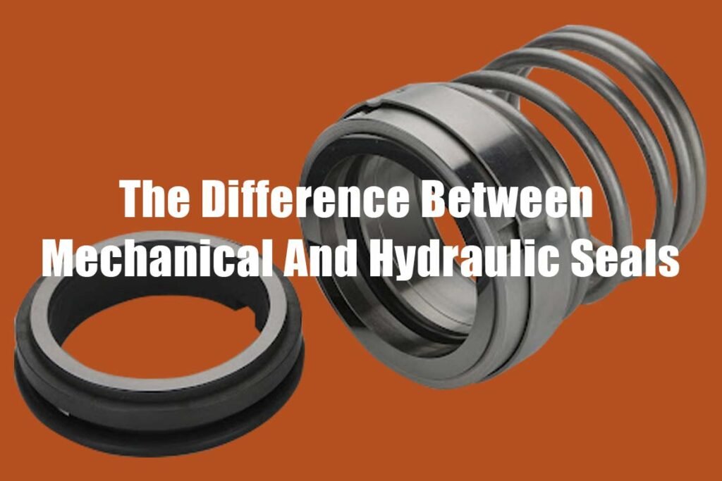 резиновые уплотнения - гидравлические уплотнения - механические уплотнения